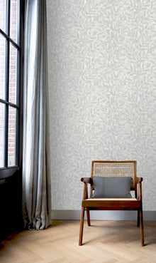 315011 Richmond Leaf Grey Wallpaper by Rasch