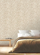315028 Richmond Leaf Beige Wallpaper by Rasch