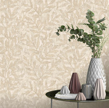 315028 Richmond Leaf Beige Wallpaper by Rasch