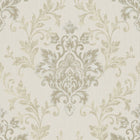 31569 Serene Ornamental Beige Wallpaper By Galerie