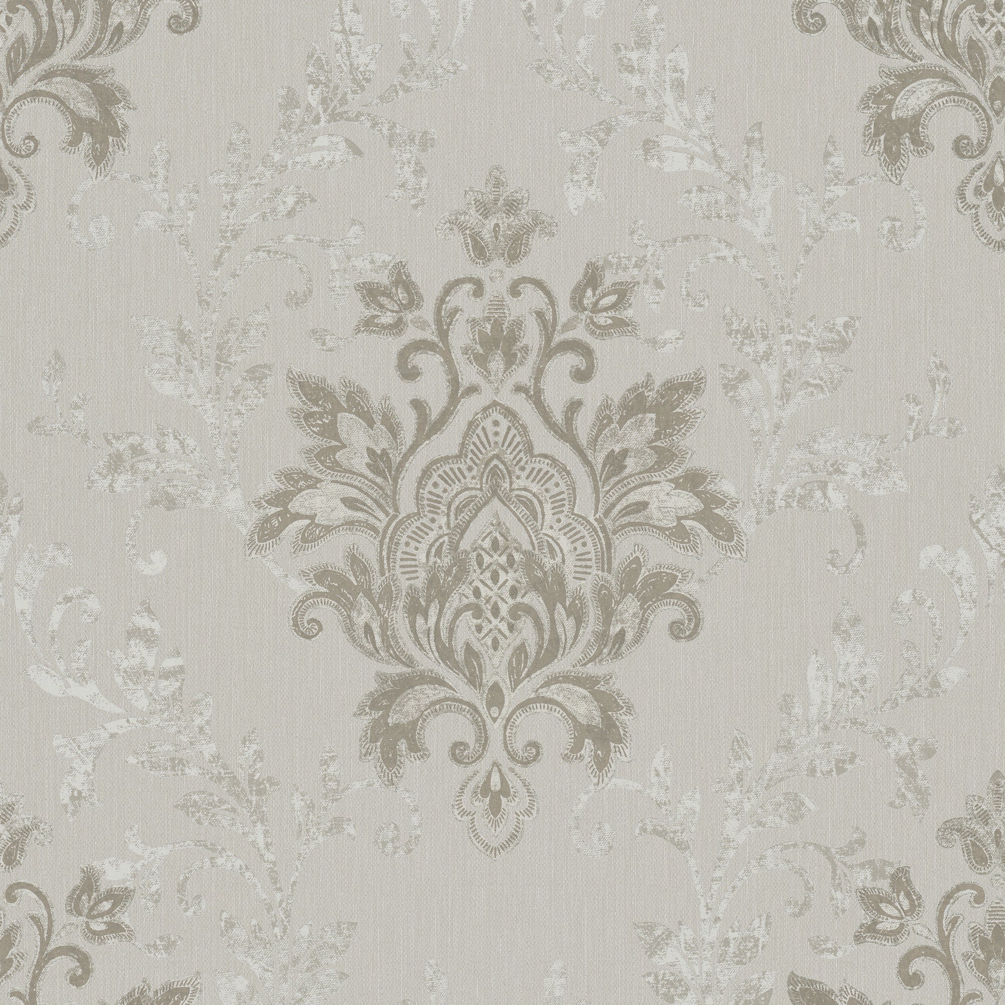 31571 Serene Ornamental Beige Wallpaper By Galerie