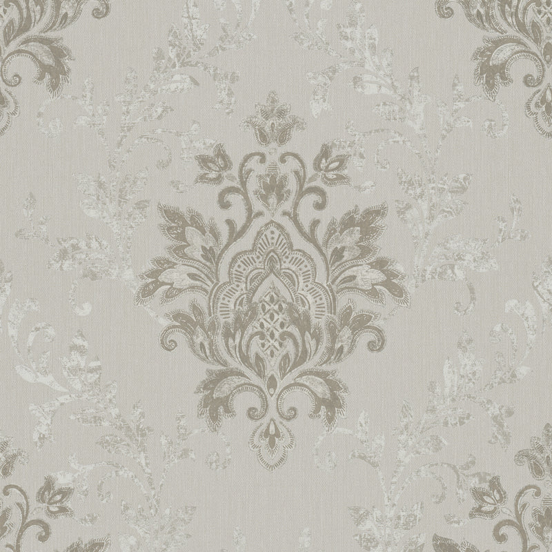 31571 Serene Ornamental Beige Wallpaper By Galerie