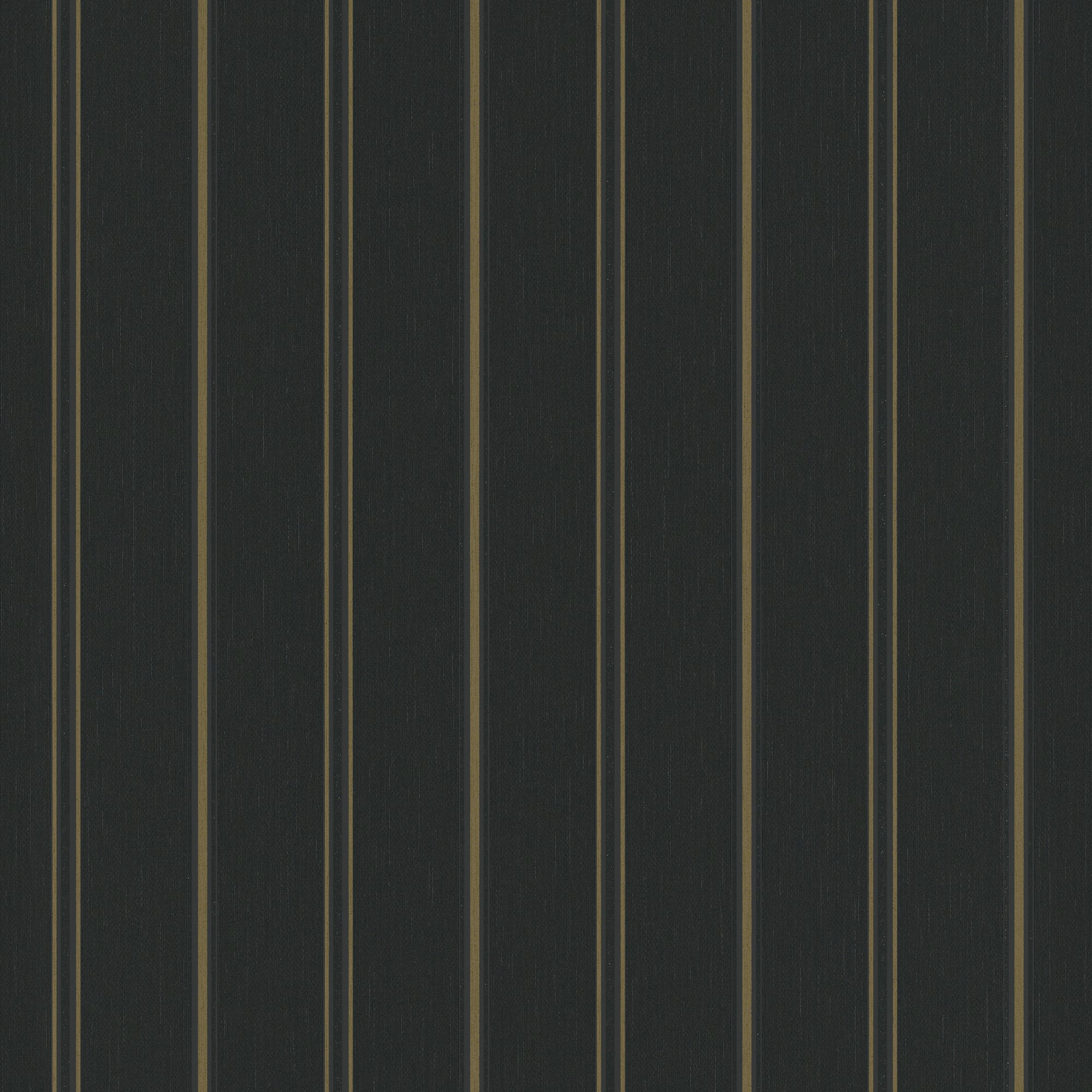31579 Serene Stripes Black Wallpaper By Galerie