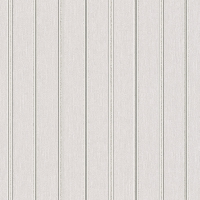 31580 Serene Stripes Greige Wallpaper By Galerie