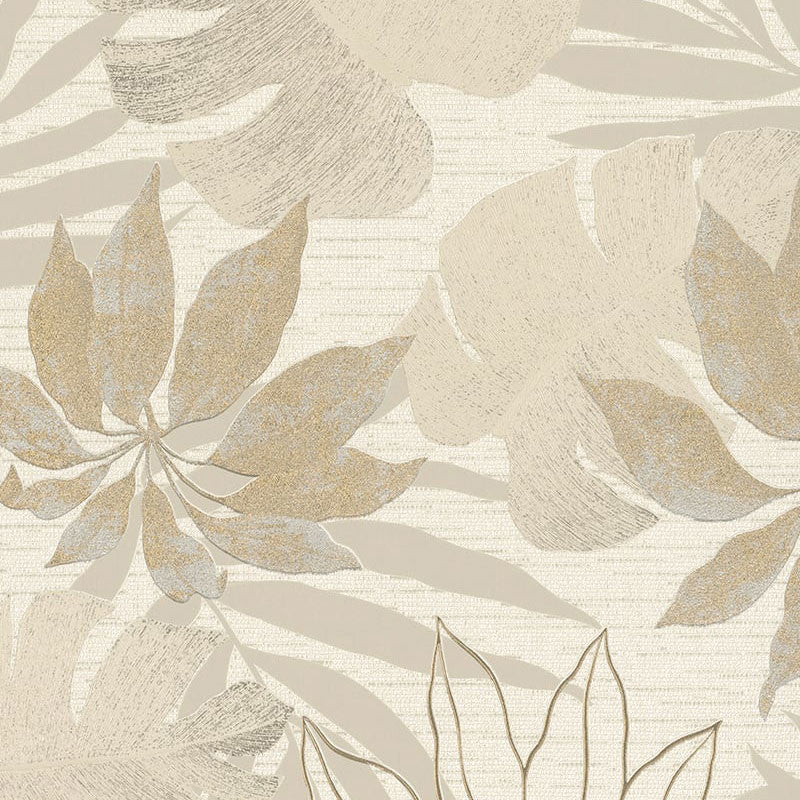 31602 Tree Leaf The New Design Book Beige Wallpaper By Galerie