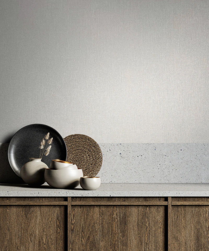 31629 Beige Plain Textured Wallpaper Industrial Effects By Galerie