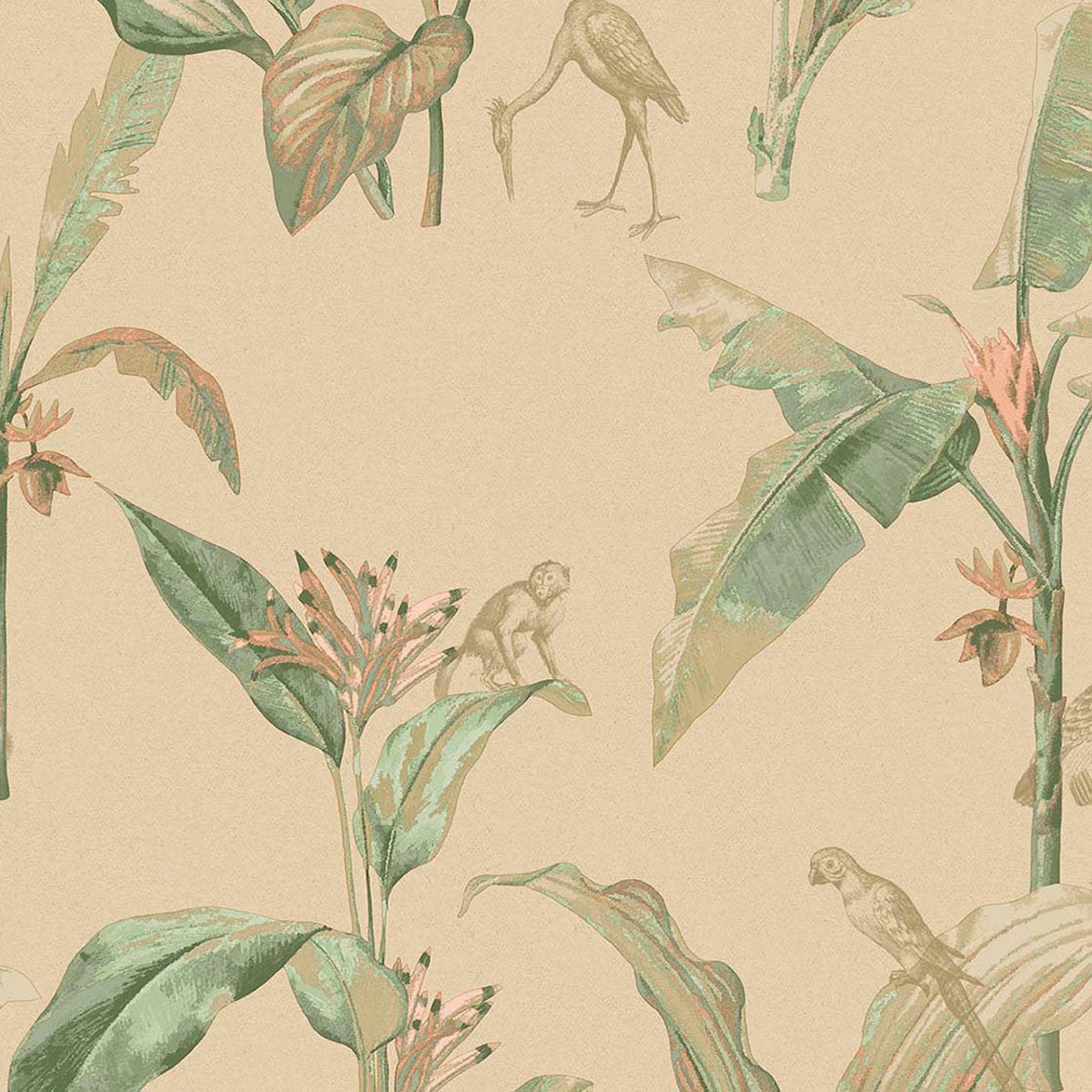 317344 Botanical Oasis Oasis Wallpaper by Eijffinger