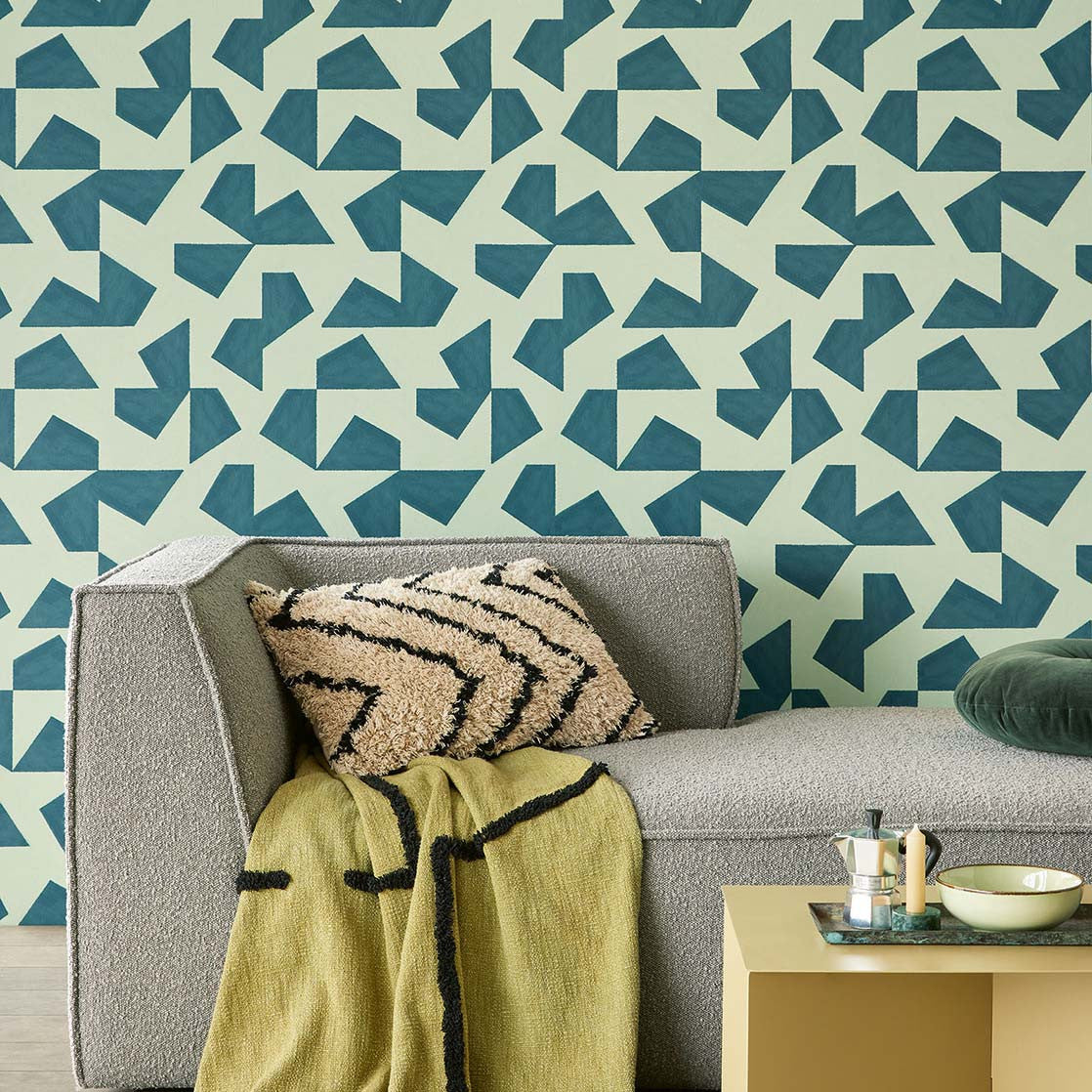 318042 Scattered Geometry Twist Wallpaper By Eijffinger