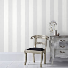 32-780 Calico Stripe Grey Superfresco Easy Wallpaper By Graham & Brown