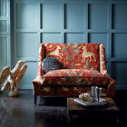 320478 Arden Velvet Cotswolds Manor Venetian Red Fabric by Zoffany