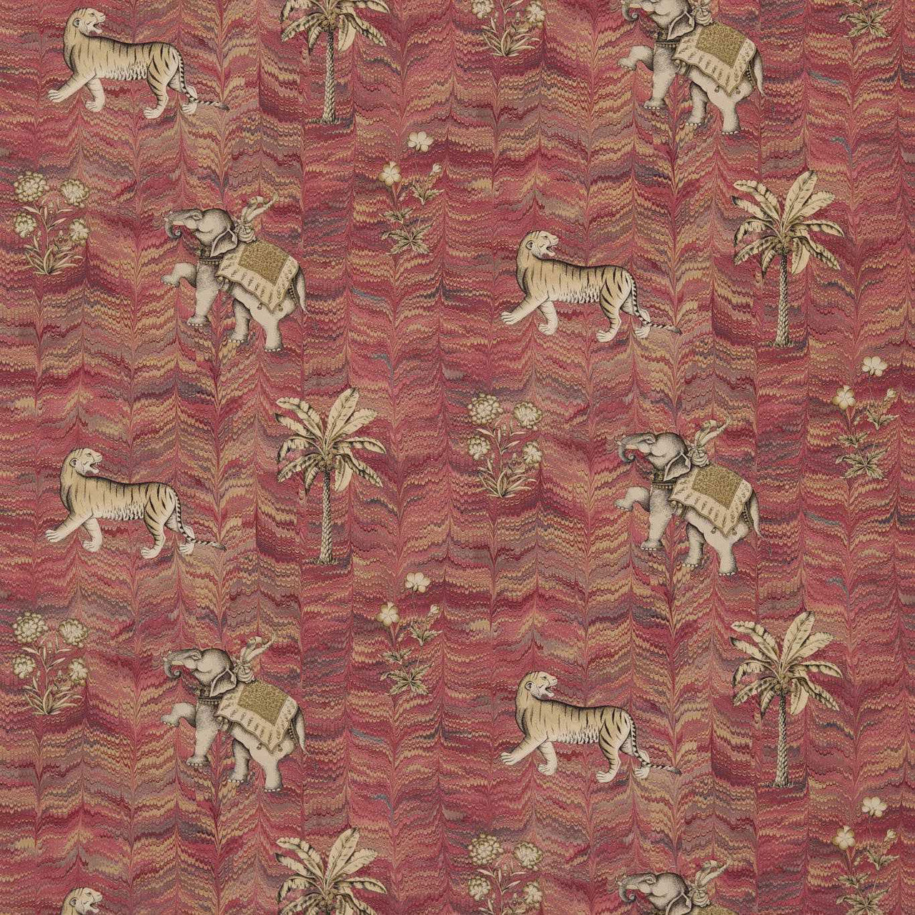 321694 Jaipur Indienne Red Fabric by Zoffany