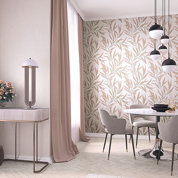 Foliage Weave Avalon Wallpaper by Galerie
