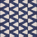 Kanoko Kensington Walk Indigo Fabric by Zoffany