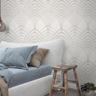 32254 Pointed Arch The New Design Book Muted Gold Wallpaper By Galerie