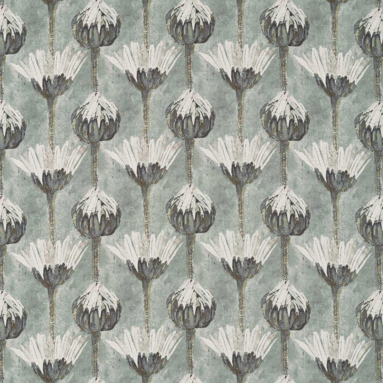 322609 Marketa Indienne Logwood Grey Fabric by Zoffany