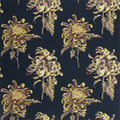 Evelyn The Muse Tiger's Eye/Ink Fabric by Zoffany