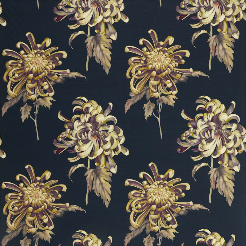 322644 Evelyn The Muse Tiger's Eye/Ink Fabric by Zoffany