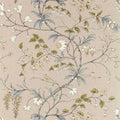 Chambalon Trail Darnley Mercury/Platinum Grey Fabric by Zoffany