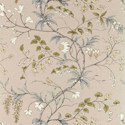 Chambalon Trail Darnley Mercury/Platinum Grey Fabric by Zoffany