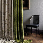 322655 Chambalon Trail Darnley Mercury/Platinum Grey Fabric by Zoffany