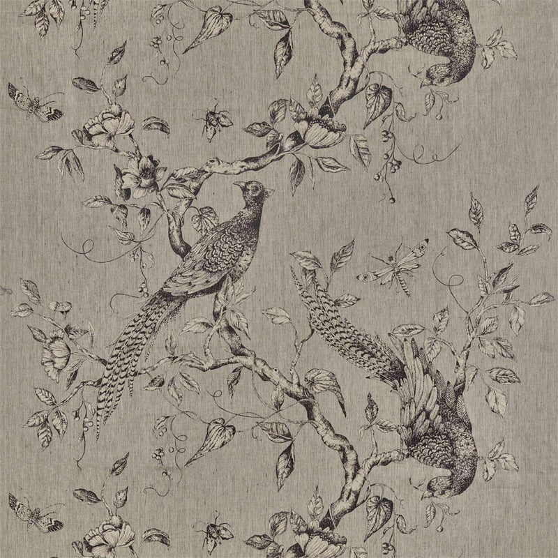 322656 Darnley Toile Darnley Empire Grey Fabric by Zoffany