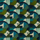 Abstract 1928 Icons Serpentine Fabric by Zoffany
