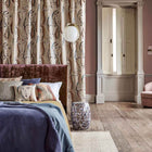 322675 Les Dames Icons Peacock/Copper Fabric by Zoffany