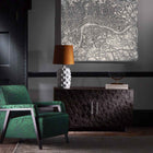 322677 London 1832 Icons Silver Fabric by Zoffany