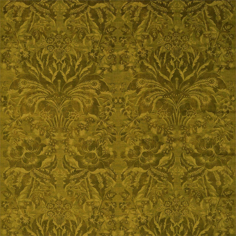 322686 Ducato Velvet Damask Tigers Eye Fabric by Zoffany