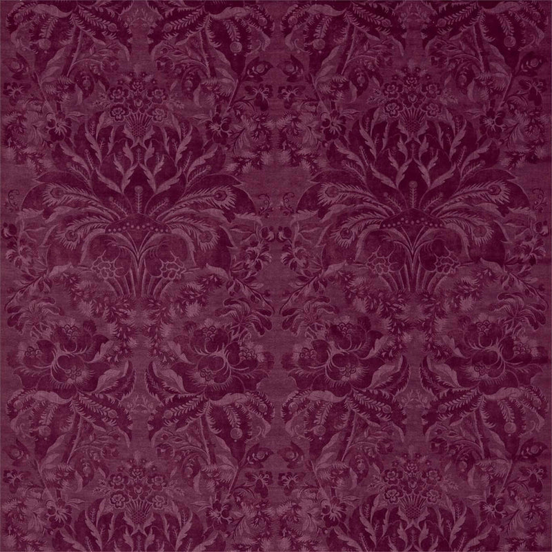 322687 Ducato Velvet Damask Rubient Fabric by Zoffany