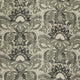 Pomegranate Print Damask Gargoyle/Bone Black Fabric by Zoffany