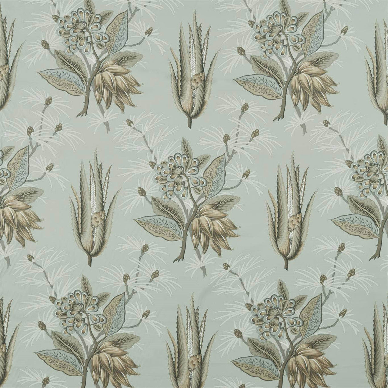 322696 Desert Flower II Antiquary Stone Fabric by Zoffany