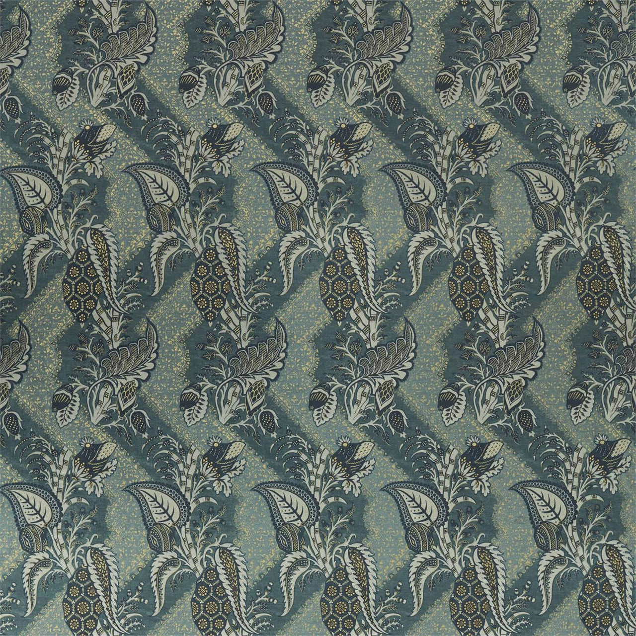 322707 Bizarre Velvet Antiquary Nocturne Fabric by Zoffany