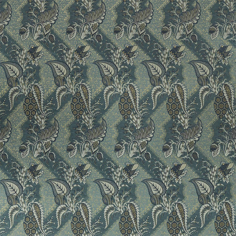 322707 Bizarre Velvet Antiquary Nocturne Fabric by Zoffany