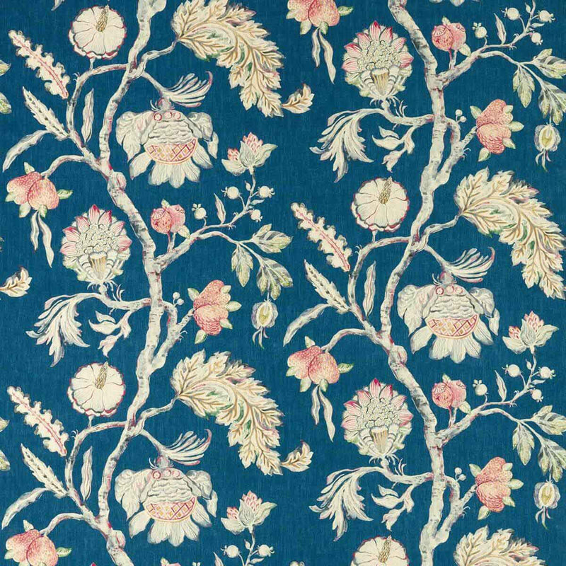 322710 Copes Trail Kensington Walk Como Blue Fabric by Zoffany