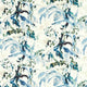 Long Water Botanical Kensington Walk Indigo Fabric by Zoffany