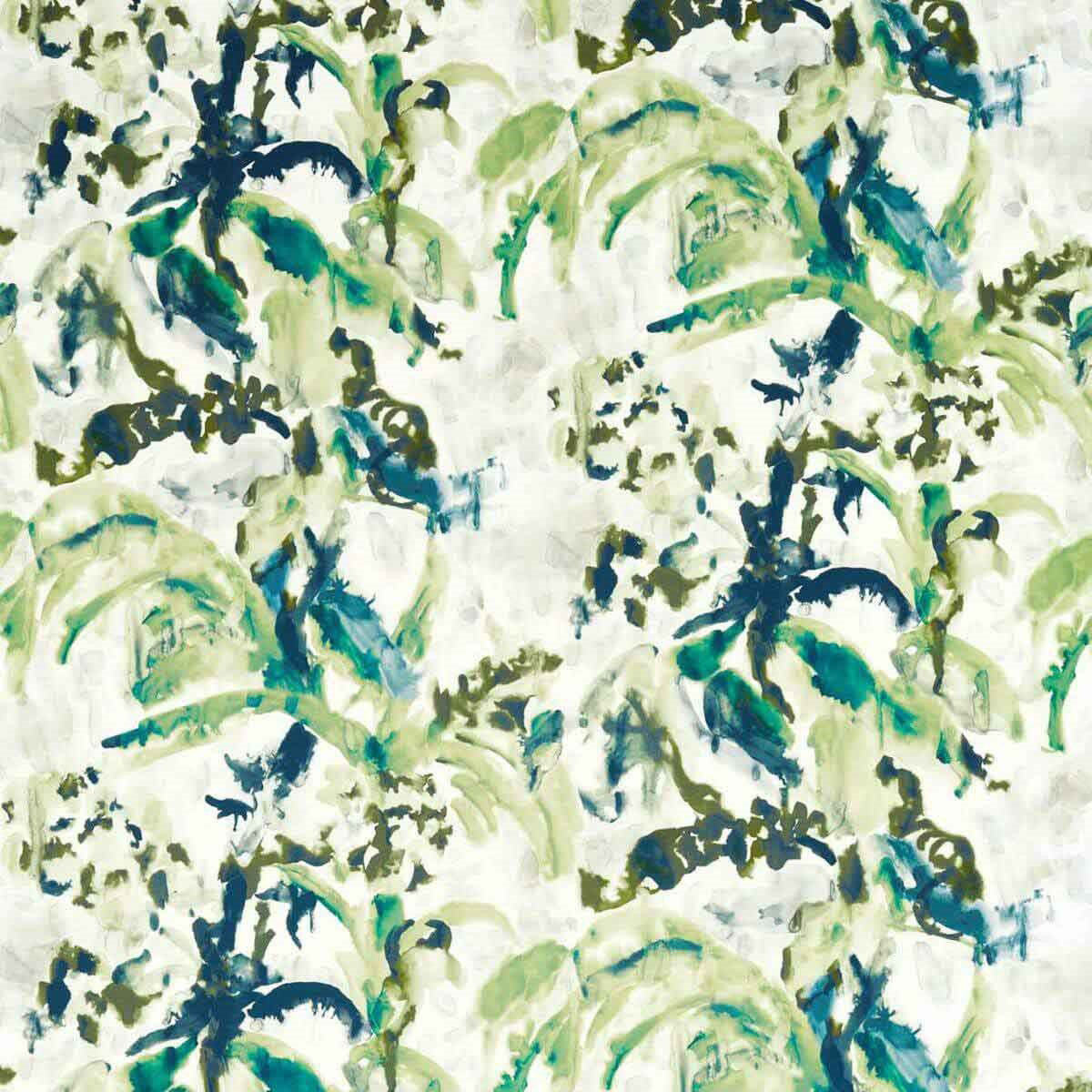 322714 Long Water Botanical Kensington Walk Poison Fabric by Zoffany