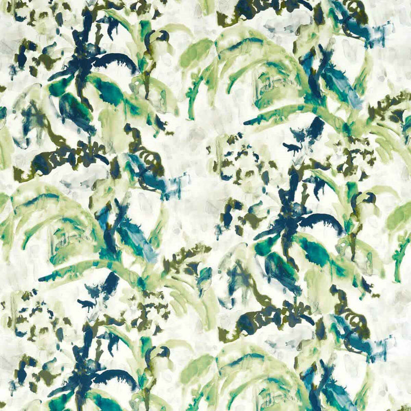 322714 Long Water Botanical Kensington Walk Poison Fabric by Zoffany