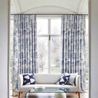 322717 Eastern Palace Kensington Walk Indigo Fabric by Zoffany