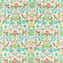322743 Pompadour Print Cotswolds Manor Multi Fabric by Zoffany