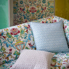 322743 Pompadour Print Cotswolds Manor Multi Fabric by Zoffany