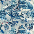 Verdure Cotswolds Manor Indigo Fabric by Zoffany