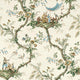 Emperor's Musician Arcadian Thames Evergreen Fabric by Zoffany