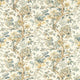 Coromandel Print Arcadian Thames Stockholm Blue Fabric by Zoffany