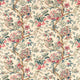 Coromandel Print Arcadian Thames Indigo Fabric by Zoffany