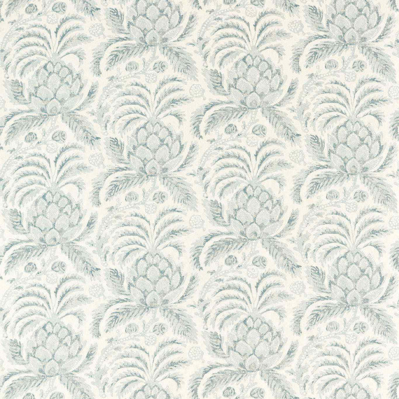322761 Pina de Indes Arcadian Thames Stockholm Blue Fabric by Zoffany