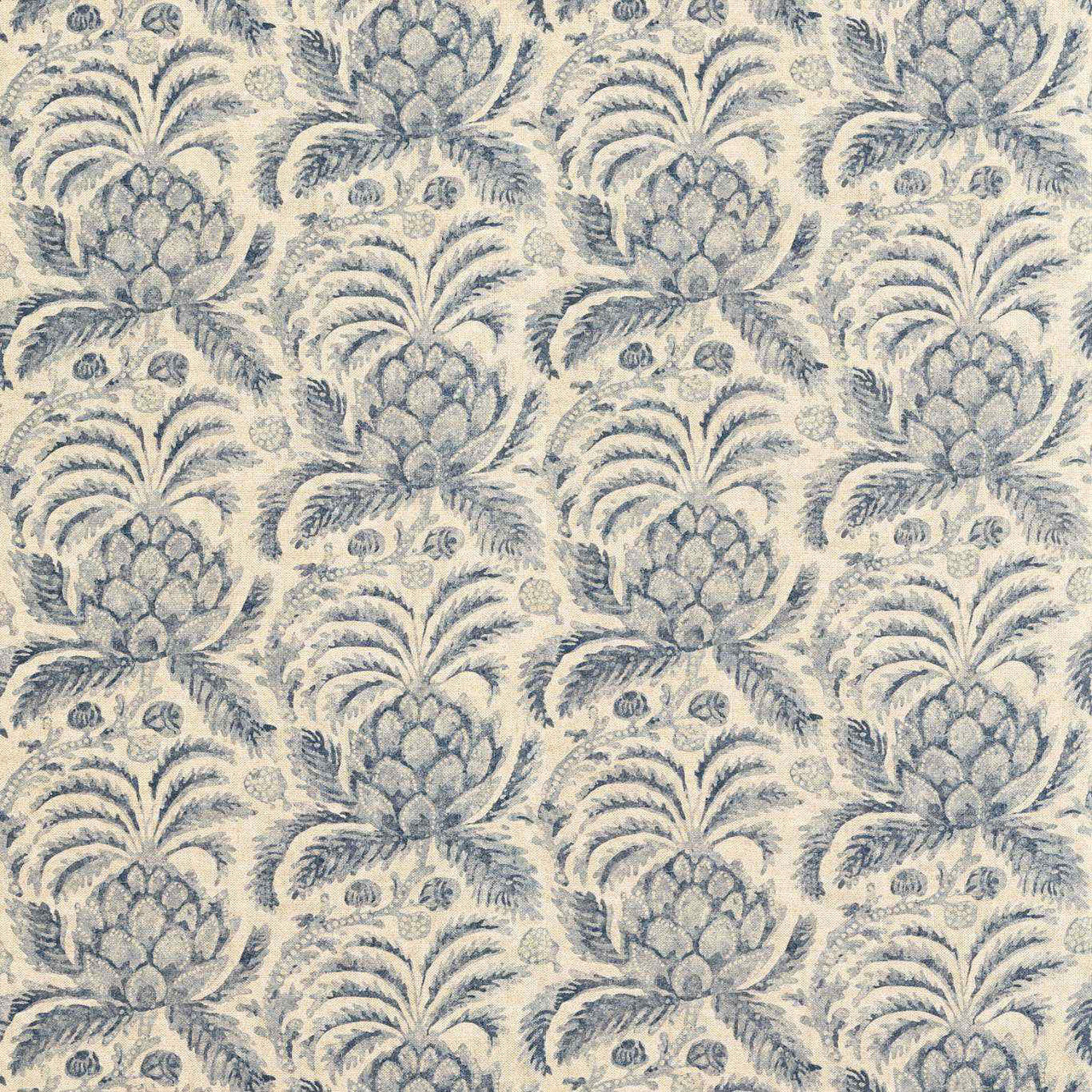 322764 Pina de Indes Arcadian Thames Indigo Fabric by Zoffany