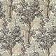 Italian Garden Arcadian Thames Empire Grey Fabric by Zoffany