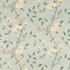 322769 Eleonora Print Arcadian Thames Stockholm Blue Fabric by Zoffany