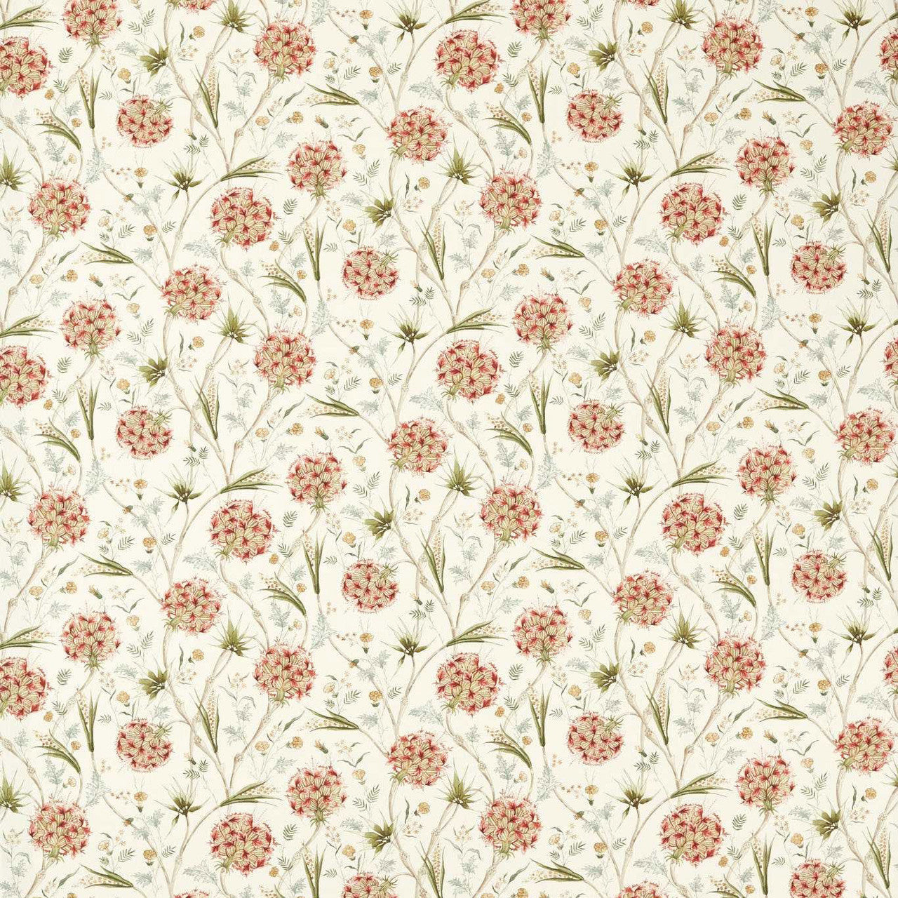 322783 Wallichi Indienne Russet/Olive Fabric by Zoffany